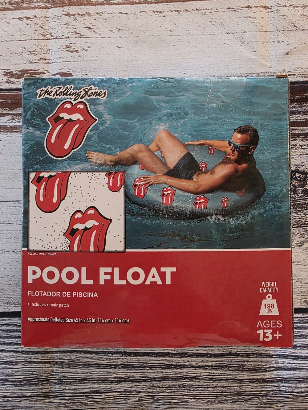 Rolling Stones Inflatable Pool Float - Picture 2 of 6